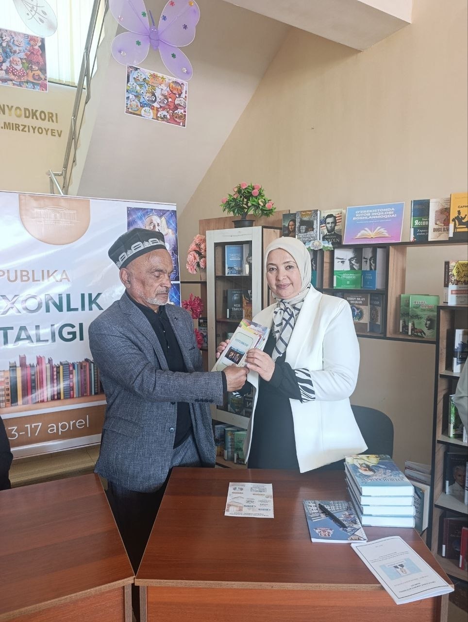 Kitobxonlik haftaligi doirasida "Farzandimga kitob sovg'a qilaman" nomli kitob aksiyasi tashkil etildi