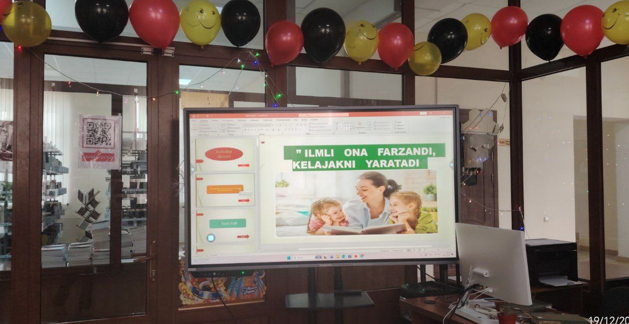 Urgut tuman axborot-kutubxona markazida  "ILMLI ONA FARZANDI, KELAJAKNI YARATADI" deb nomlangan shior asosida "Kitobxon onalar" kuni bo'lib o'tdi.