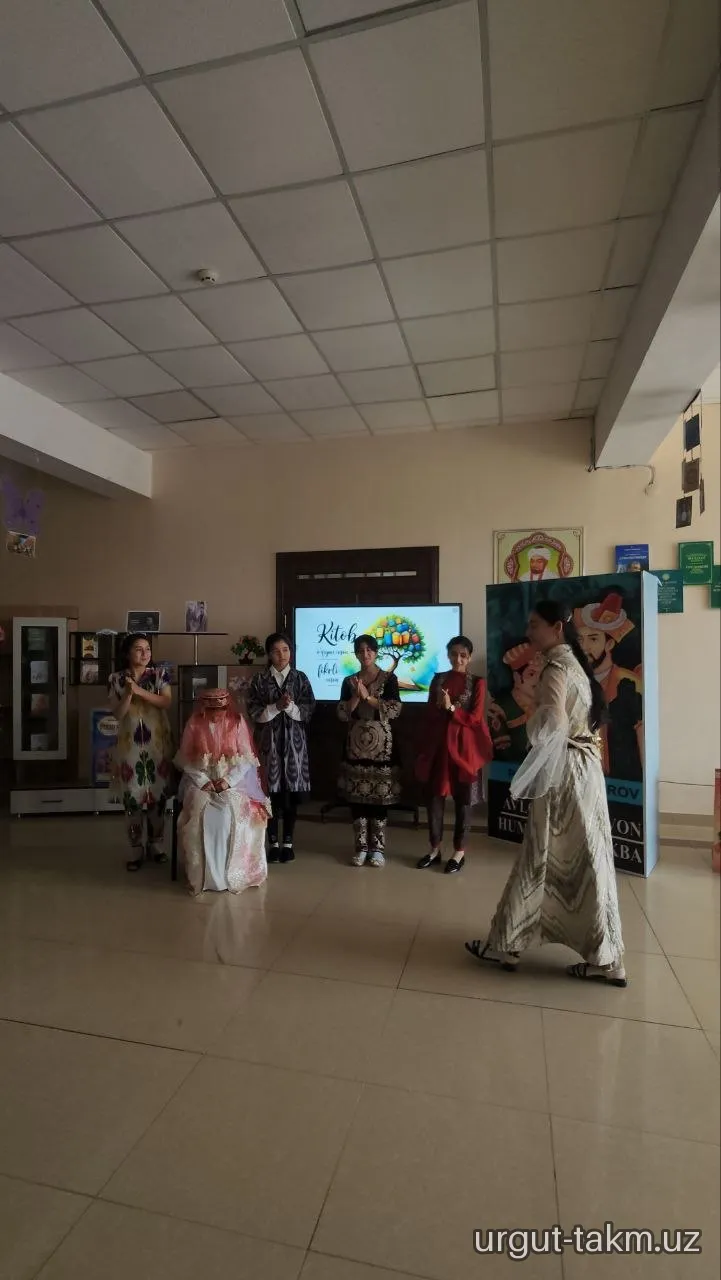 Urgutda "O‘tgan kunlar" romani targ‘ib qilindi