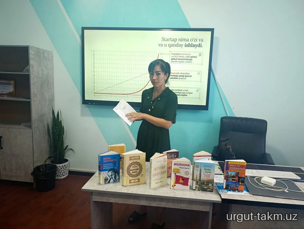 Urgutda yosh kitobxonlar bilan qizg‘in suhbat bo‘lib o‘tdi