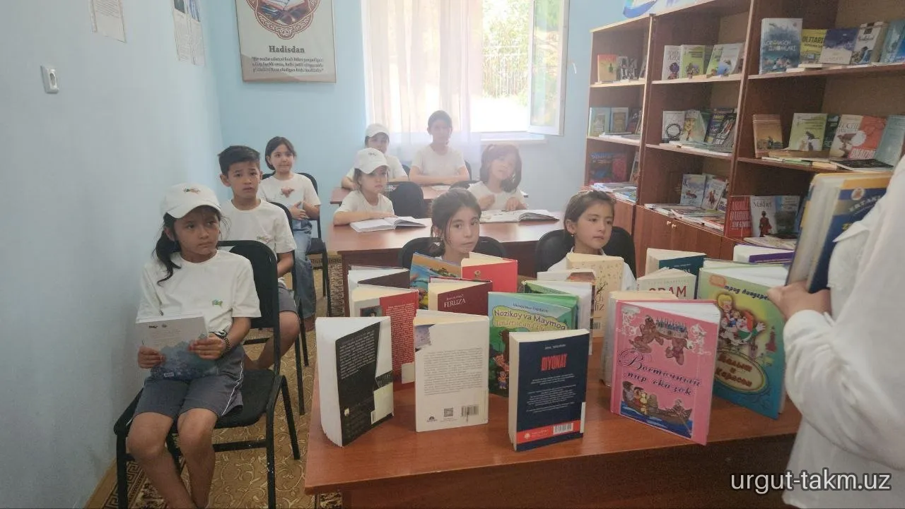 ”Chorchinor" sog’lomlashtirish oromgohida  kitob targ‘iboti oʻtkazildi