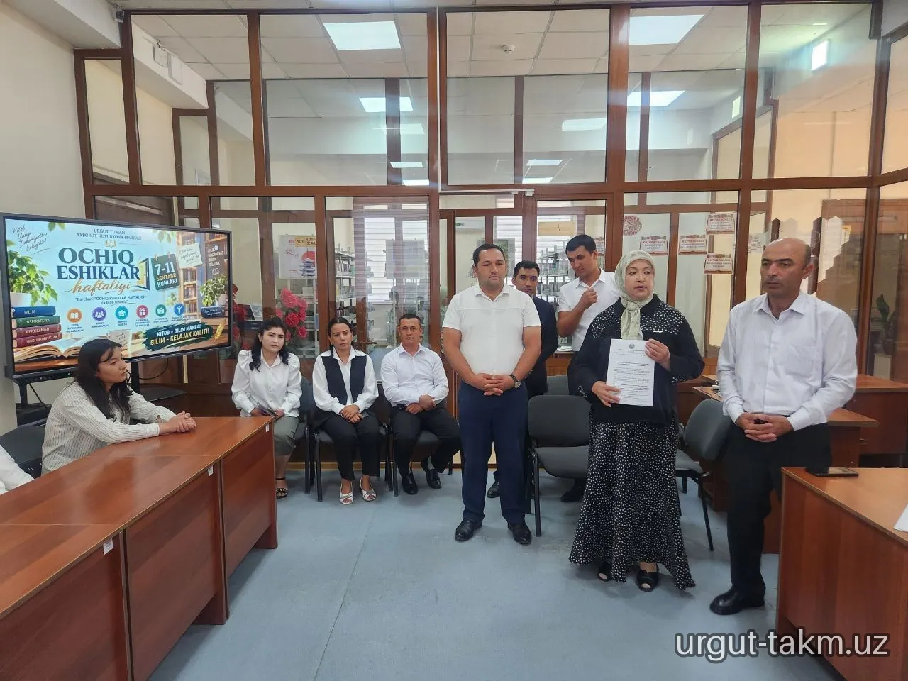 “Ochiq eshiklar haftaligi” doirasida SamDPI Urgut fakulteti talabalari bilan hamkorlikda davra suhbati tashkil etildi