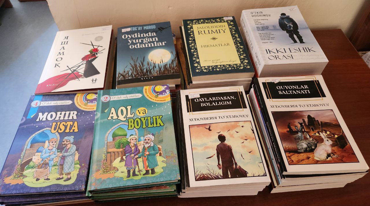 "VATAN UCHUN, MILLAT UCHUN, XALQ UCHUN" SHIORI OSTIDA "MAʼNAVIYATGA SAYOHAT" NOMLI KITOB YARMARKASI TASHKIL ETILDI