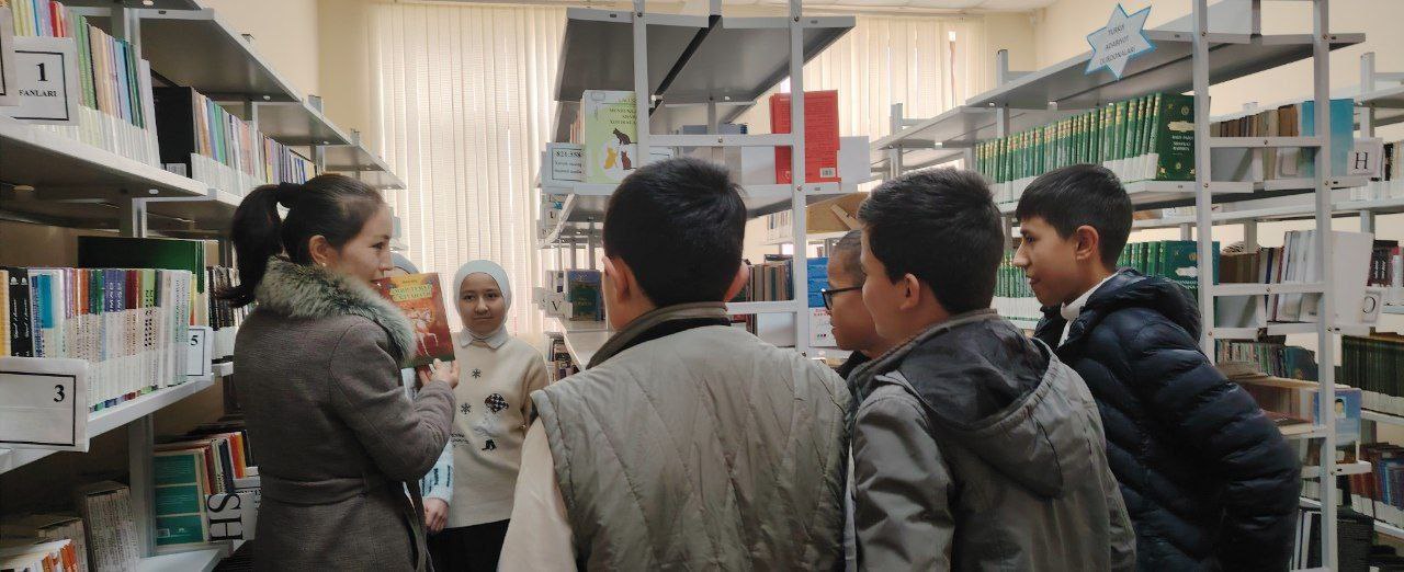 Kutubxona bo‘ylab sayohat - 123-maktab