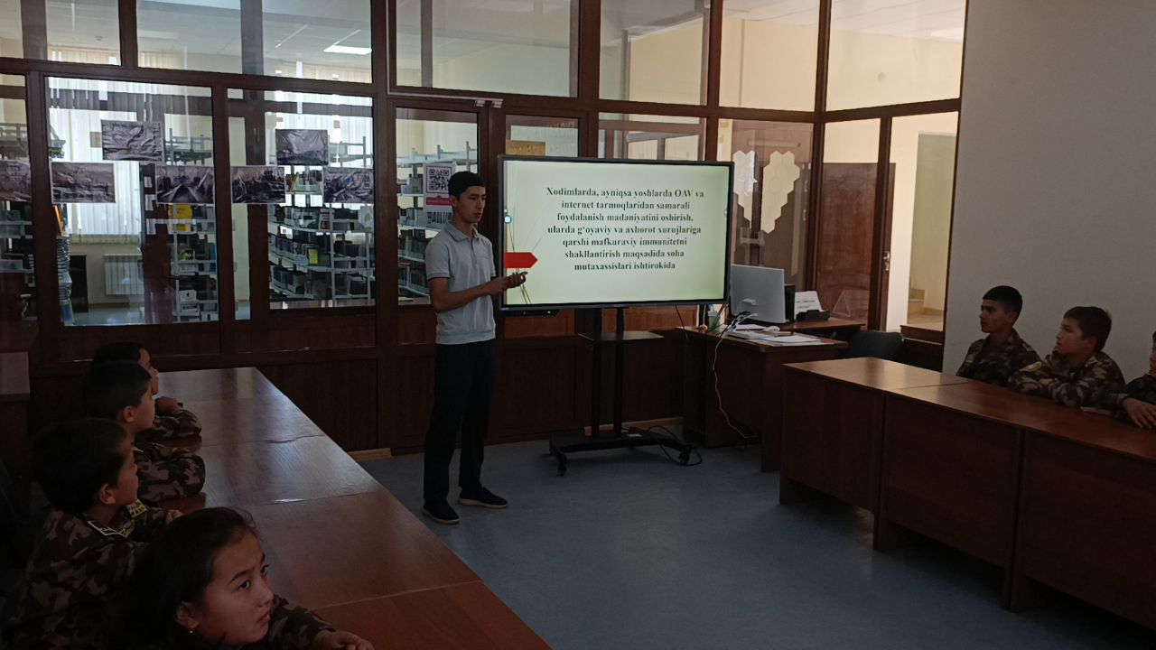 Xodimlarda, ayniqsa yoshlarda internet tarmogʻidan samarali foydalanish madaniyatini oshirish