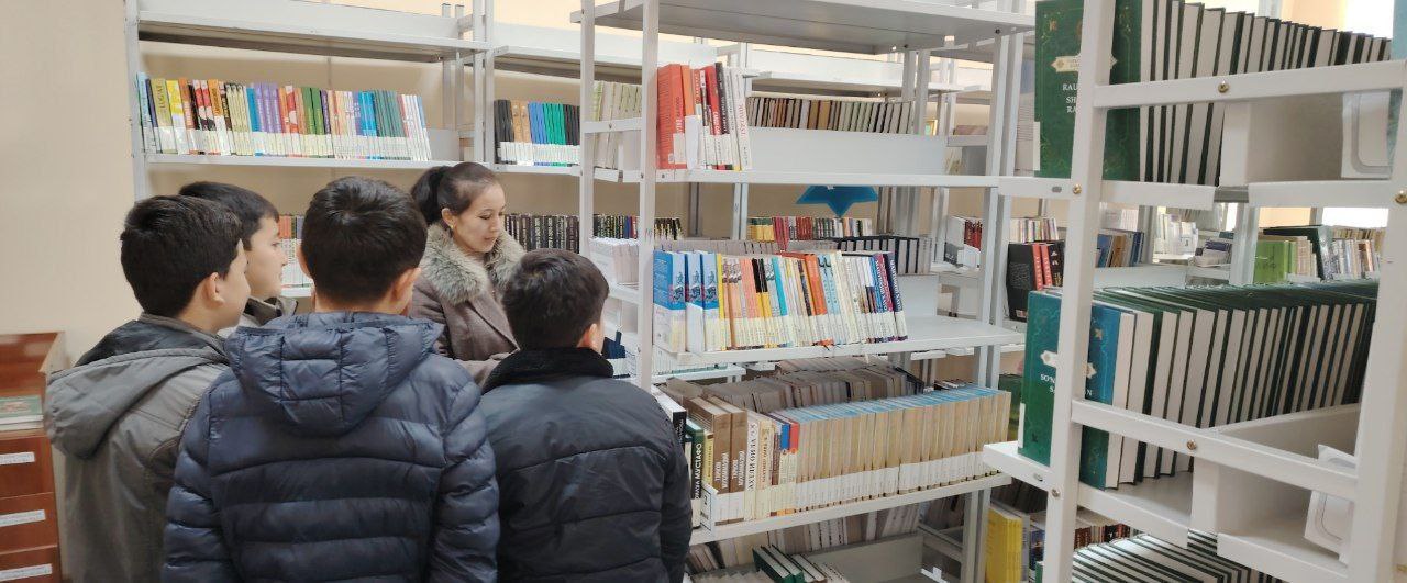 Kutubxona bo‘ylab sayohat - 123-maktab