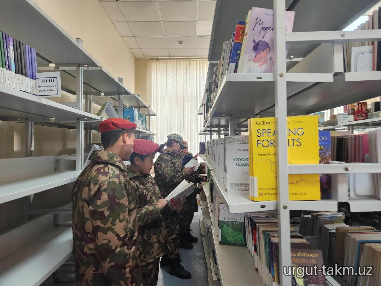 "INFOLIB OʻZBEKISTON 2025" XIV MILLIY AXBOROT-KUTUBXONA HAFTALIGI DAVOM ETMOQDA -Qalqon jasorat maktabi