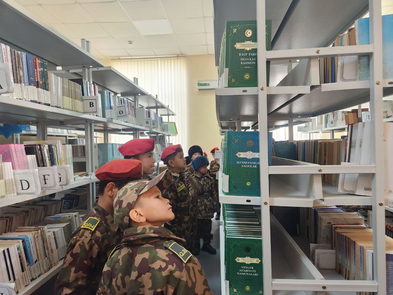 "INFOLIB OʻZBEKISTON 2025" XIV MILLIY AXBOROT-KUTUBXONA HAFTALIGI DAVOM ETMOQDA -Qalqon jasorat maktabi