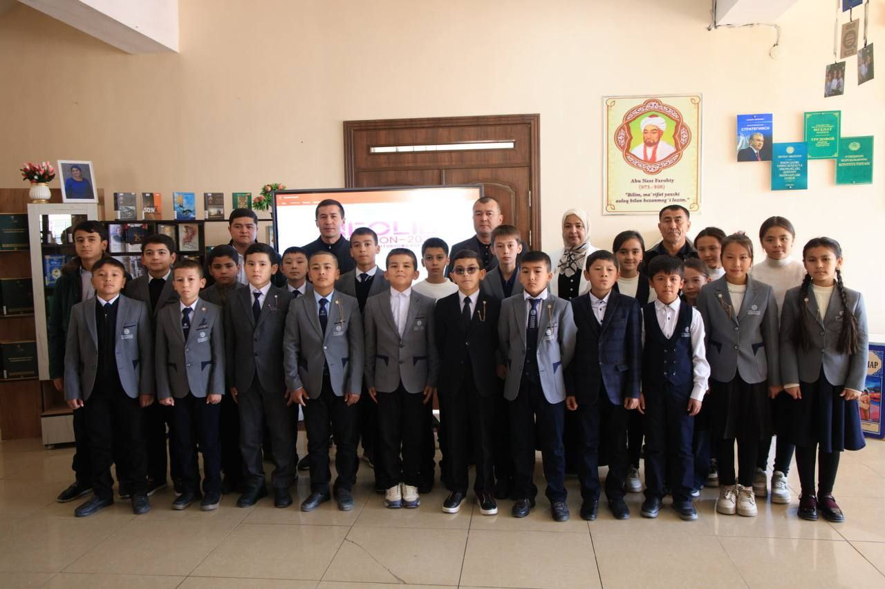 "INFOLIB OʻZBEKISTON 2025" XIV MILLIY AXBOROT-KUTUBXONA HAFTALIGI davom etmoqda - ixtisoslashtirilgan maktab oʻquvchilari