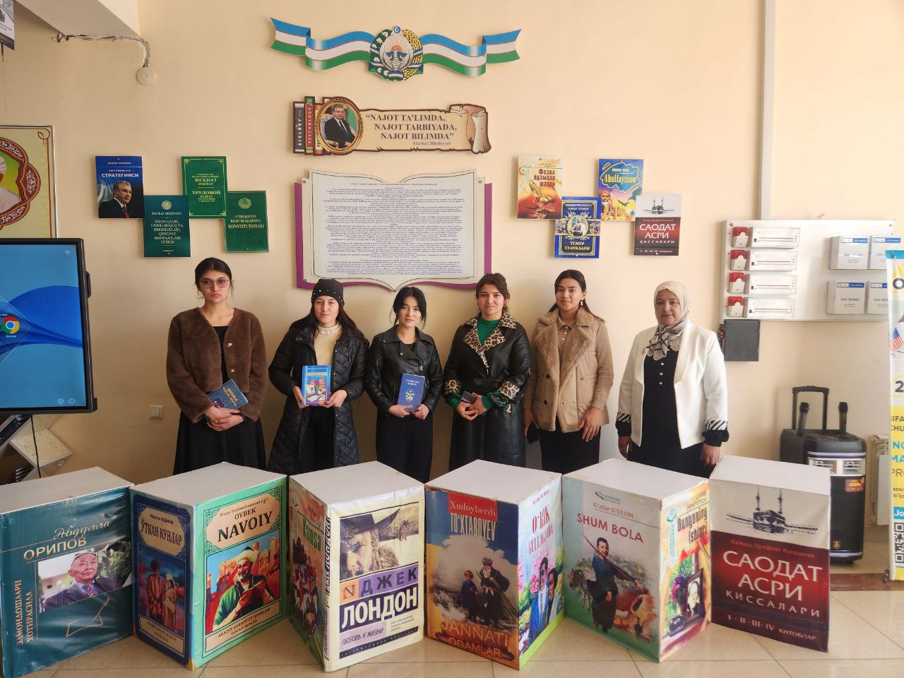 "INFOLIB OʻZBEKISTON 2025" XIV MILLIY AXBOROT-KUTUBXONA HAFTALIGI DAVOM ETMOQDA - 3-SON POLITEXNIKUMI TALABALARI