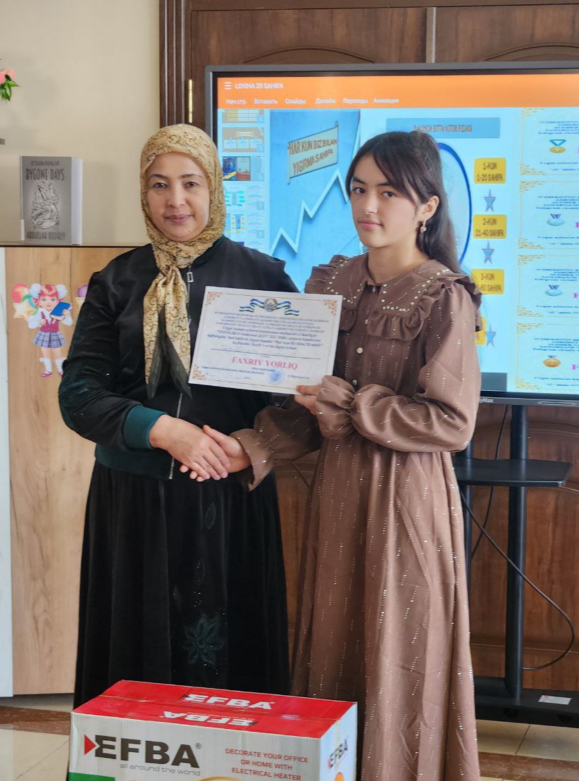 "INFOLIB OʻZBEKISTON 2025" XIV MILLIY AXBOROT-KUTUBXONA HAFTALIGI DAVOM ETMOQDA - Eng faol kitobxon