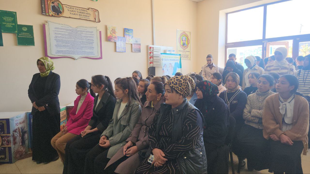 "INFOLIB OʻZBEKISTON 2025" XIV MILLIY AXBOROT-KUTUBXONA HAFTALIGI 3-KUN - URGUTLIK YOSH IJODKORLAR BILAN DAVRA SUHBATI