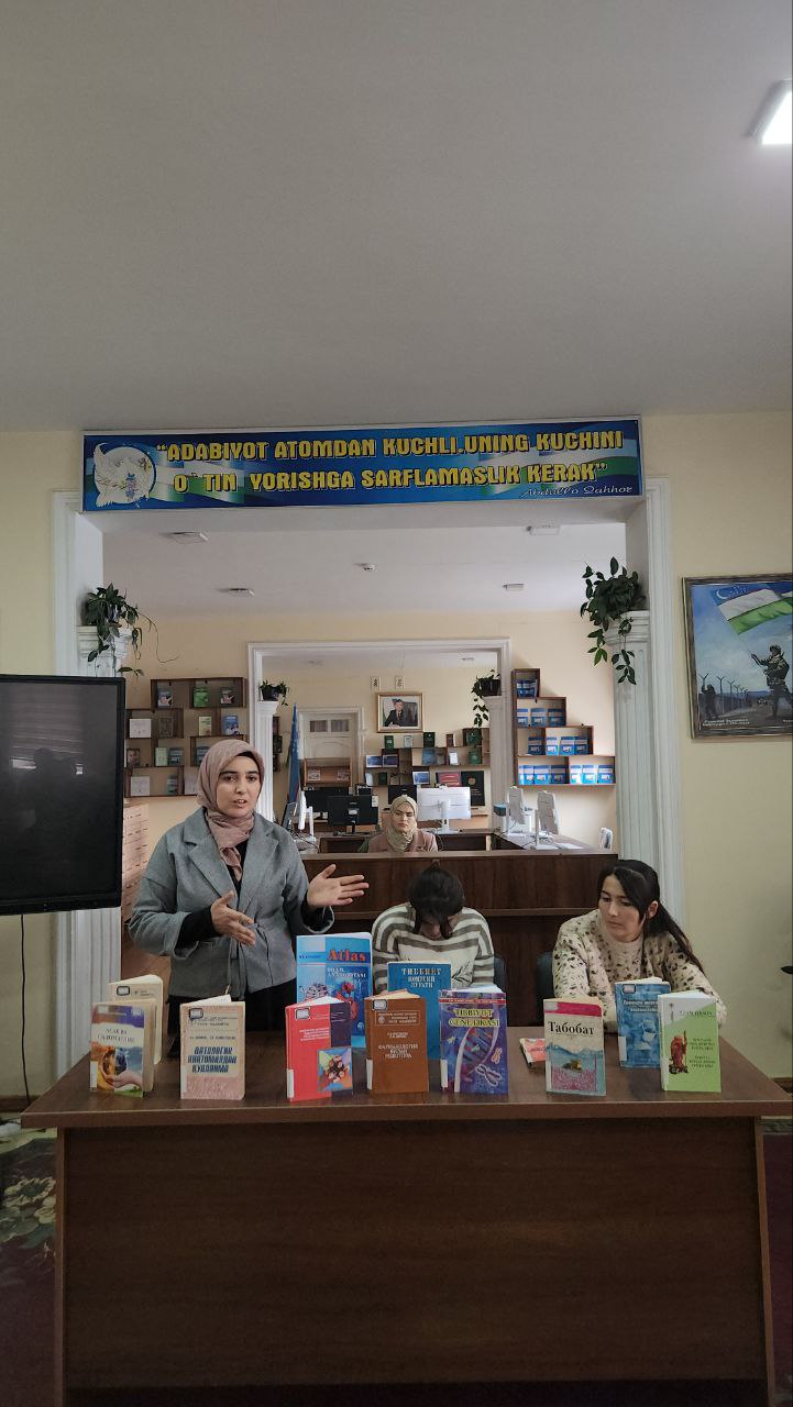 “Kitob o‘qigan inson-fikrli inson” - 27.01.2026