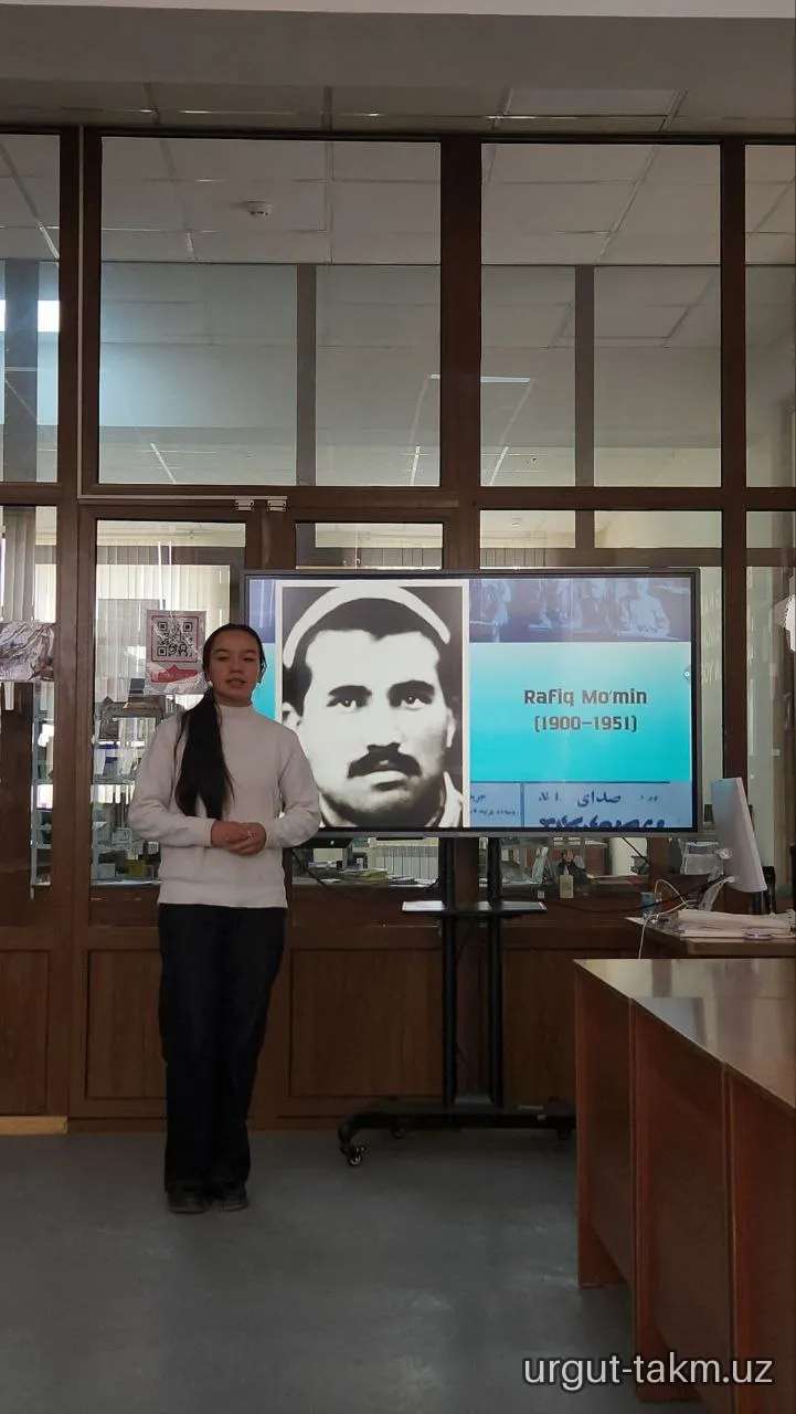 Shoir, dramaturg va pedagog Rafiq Mo’min (Mo’minov Rafiq) tavalludining 126 yilligi