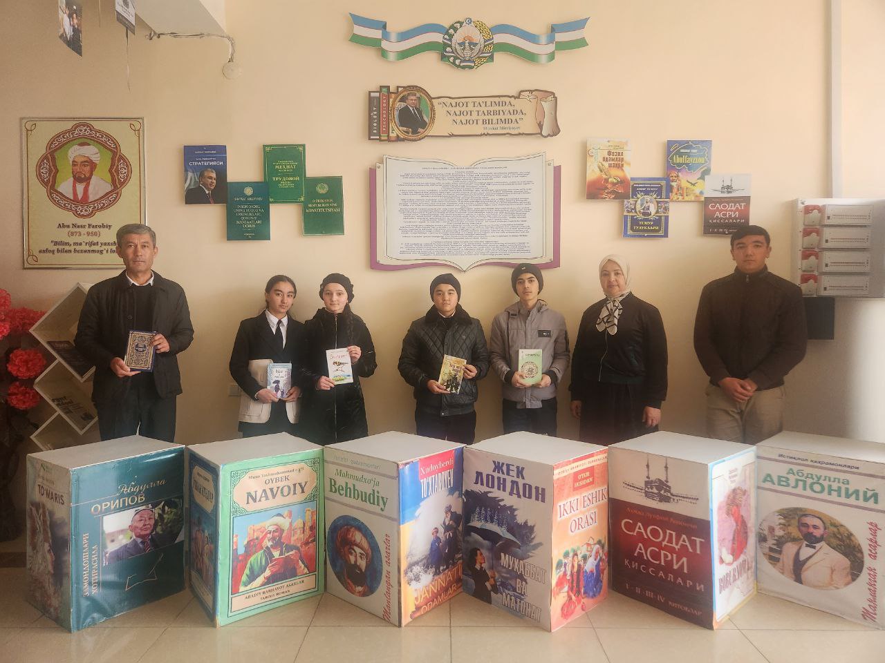 “Qiziqarli kutubxonada” nomli kutubxona bo‘ylab ekskursiya - 121-maktab