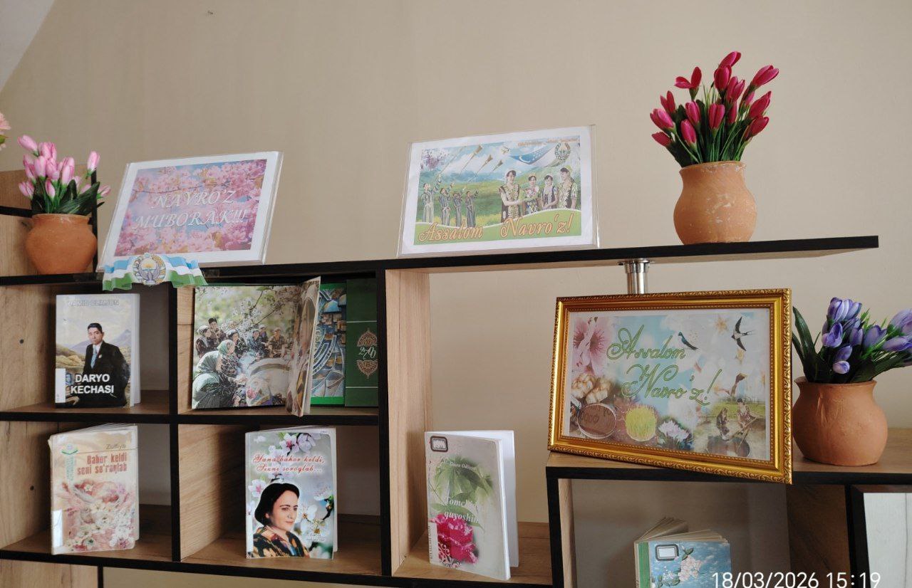 Navro'z bayrami munosabati bilan kitob ko'rgazmasi tashkil qilindi