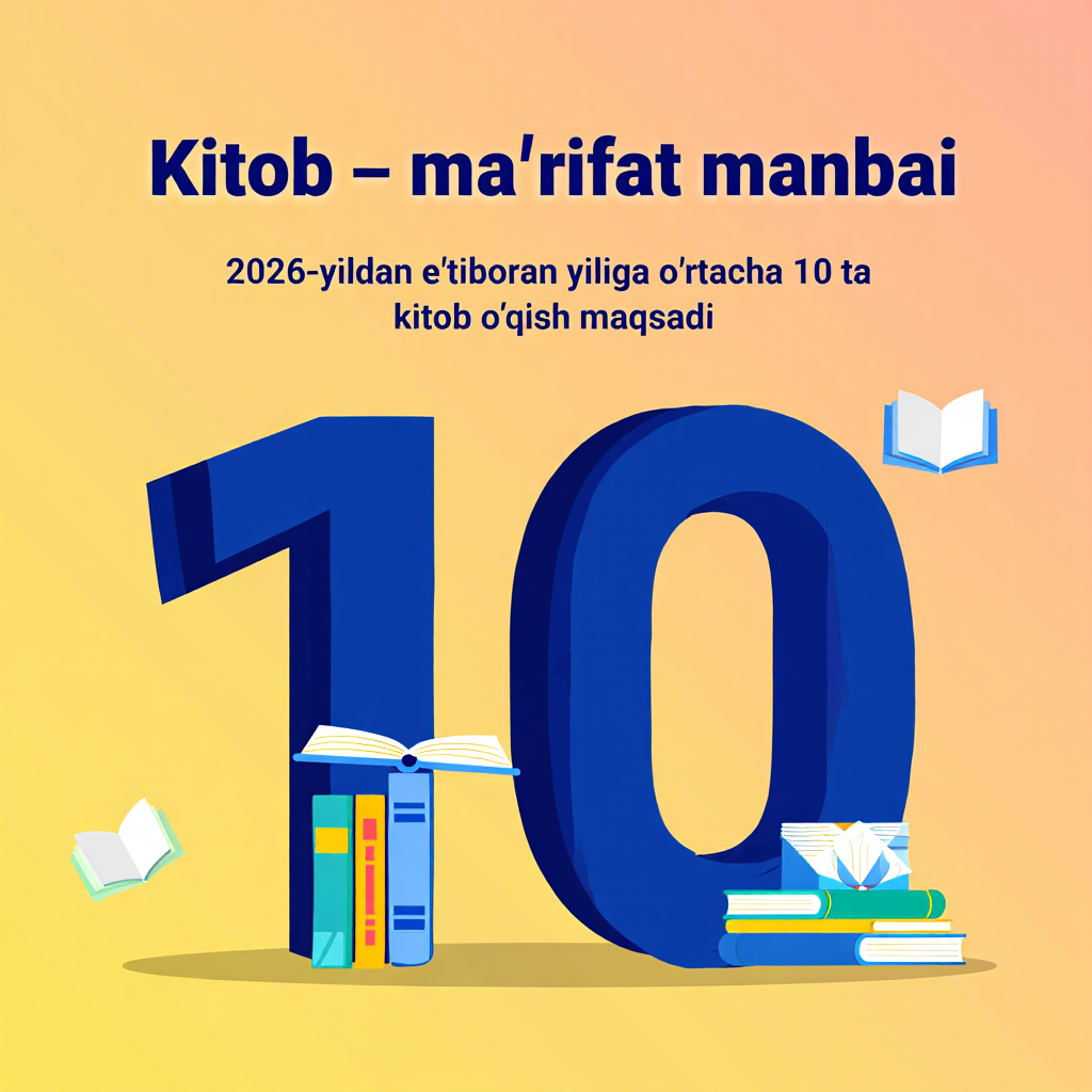 Kitobxonlik madaniyatini rivojlantirish va aholi o‘rtasida kitob o‘qishga qiziqishni oshirish chora-tadbirlari to‘g‘risida