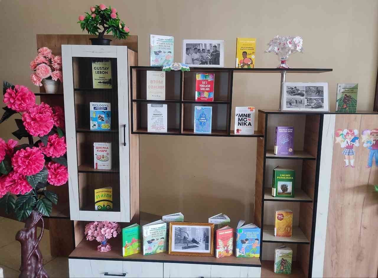 " Biz sog'lom turmush tarziga amal qilamiz" nomli kitob rasmli ko'rgazma tashkil qilindi