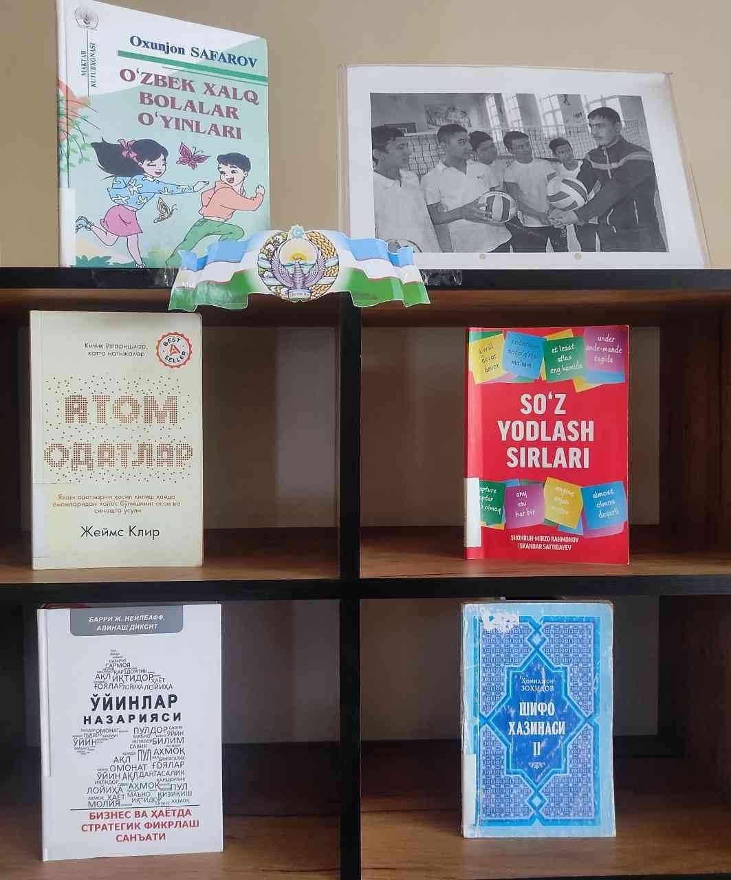 " Biz sog'lom turmush tarziga amal qilamiz" nomli kitob rasmli ko'rgazma tashkil qilindi