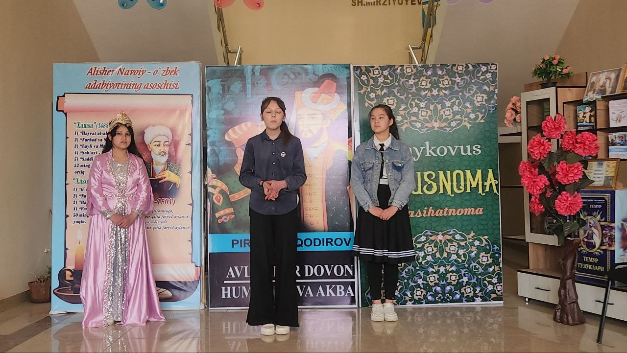 56-umumiy o‘rta ta‘lim maktabi kitobxonlari bilan hamkorlikda tadbir tashkil etildi.