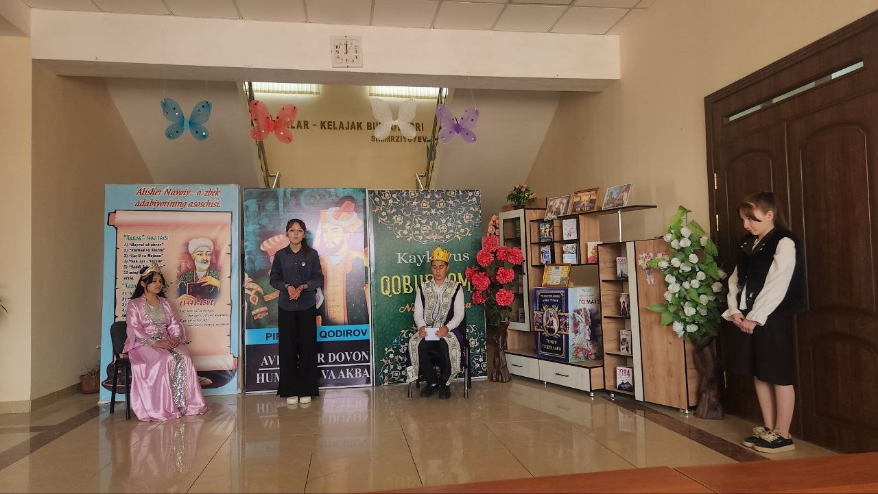 56-umumiy o‘rta ta‘lim maktabi kitobxonlari bilan hamkorlikda tadbir tashkil etildi.