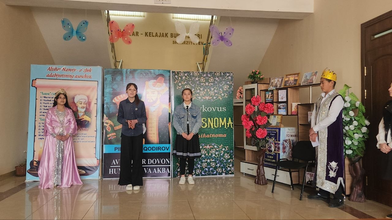 56-umumiy o‘rta ta‘lim maktabi kitobxonlari bilan hamkorlikda tadbir tashkil etildi.